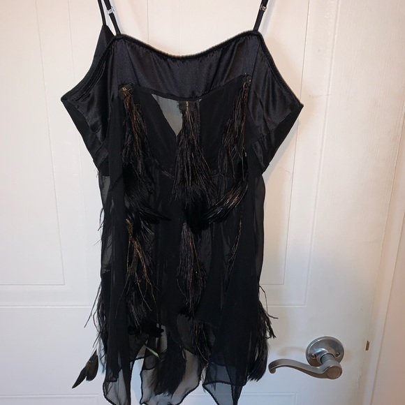 Poleci sexy babydoll with feathers 🪶 new (size 8) - Picture 3 of 6